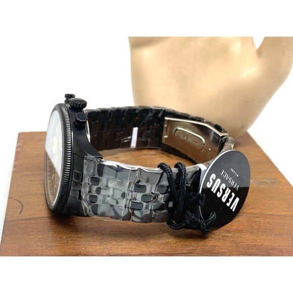 Versus by Versace Men's Watch VSP971221 Chronograph Quartz Black Steel 45mm - Picture 10 of 15